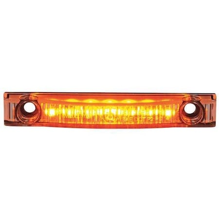 Clearance Marker Light, LED, 0.6In H, Clear MPN:M20341YCL