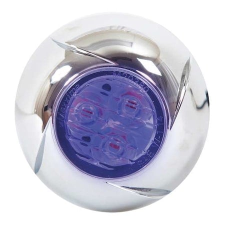 Auxiliary Warning Light, LED, 500mA, Blue MPN:M20380BCL-SP