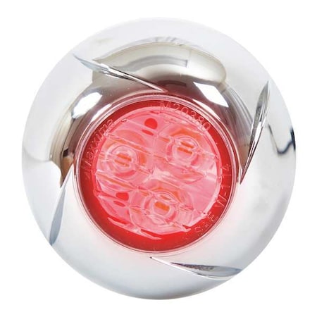 Auxiliary Warning Light, LED, 500mA, Red MPN:M20380RCL-SP