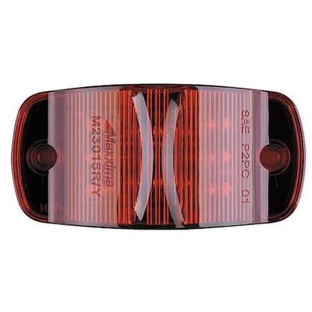 Clearance Light, LED, Red, Surface, Oval, 4 L MPN:M23015R