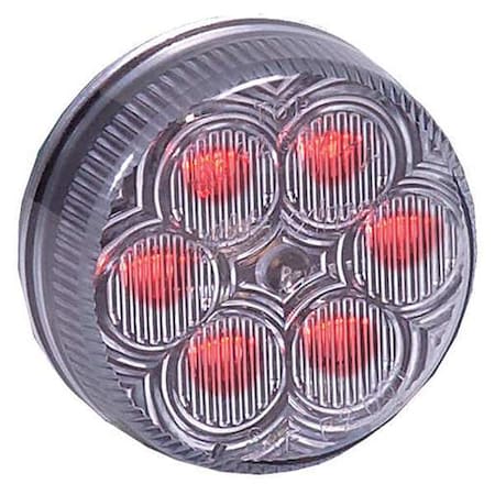 Clearance Light, LED, Rd, Grommet, Rnd, 2 Dia MPN:M34260RCL