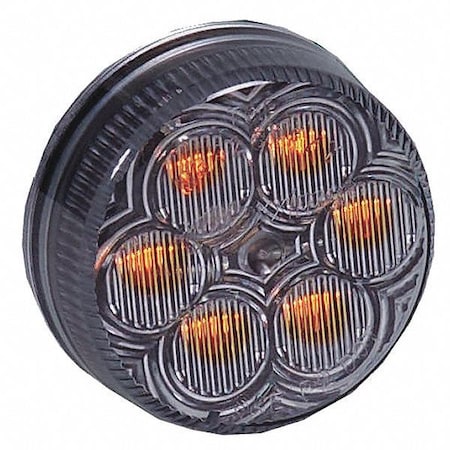 Clearance Light, LED, Amber, Grommet, 2 Dia MPN:M34260YCL