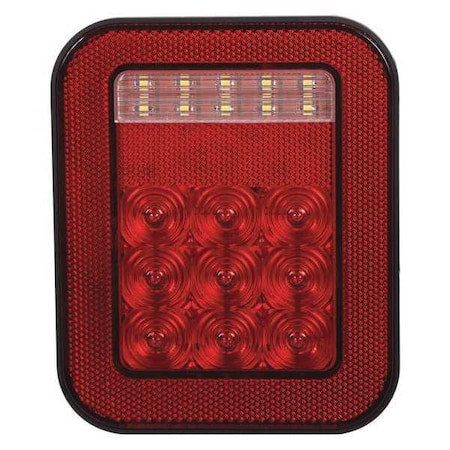 Stop/Turn/Tail Light, Rectangular, Red MPN:M42221