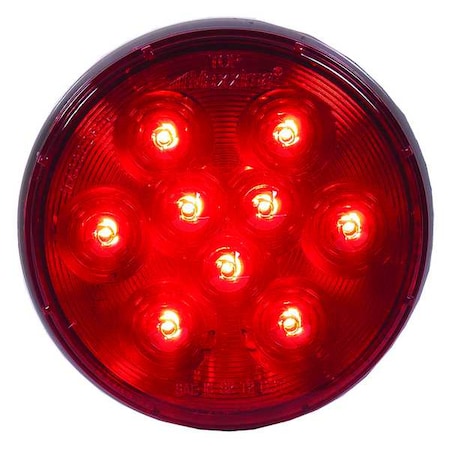 Stop/Tail/Turn Light, Round, 4-1/4