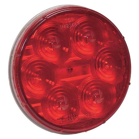 Stop/Turn/Tail, 4In, 6 LED, Round, Red MPN:M42346R