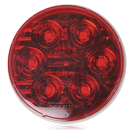 Stop/Turn/Tail Light, Round, 1-51/64