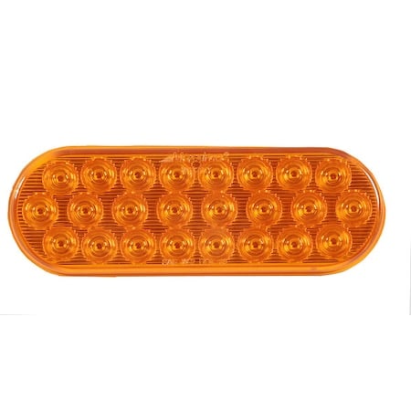 Warning Light, Amber, Flashing, 12/24V DC MPN:M63201Y