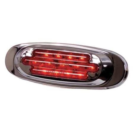 Clearance Light, LED, Rd, Surf, Oval, 6-5/8 L MPN:M72270R