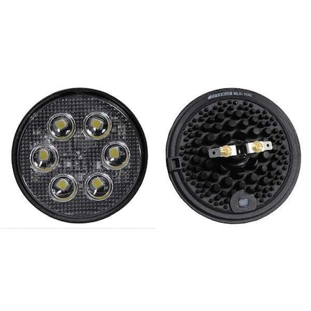 Work Lamp, Angled, Round, White MPN:MWL-12-KIT