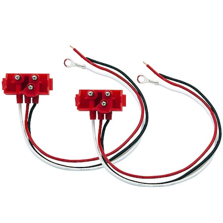 Wire Connector, 18 AWG Max, 2 Port, Black, Red, White, PVC Insulation, 14 V MPN:M50900