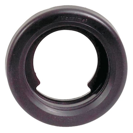 Grommet, Round, Black, Rubber, Style 1 MPN:3LXF8