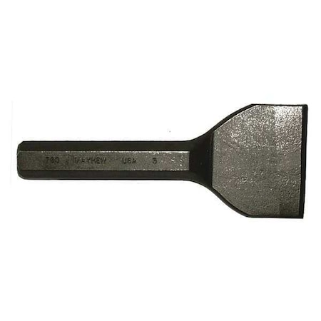 Mason Chisel, 3 in. x 7-1/2 in., Steel MPN:12300