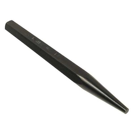 Solid Punch, 6in L, 5/16in Tip, Steel, BO MPN:20105