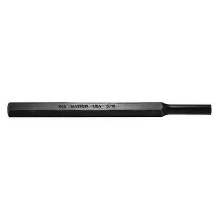 Pin Punch, 6in L, 5/16in Tip, Steel, BO MPN:21019