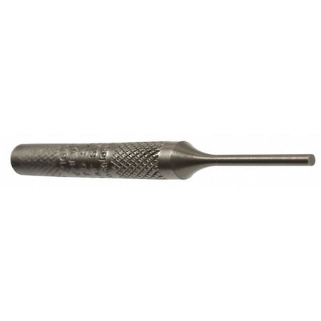 Pin Punch, Steel, 4in.L, 1/4in. Tip MPN:21707