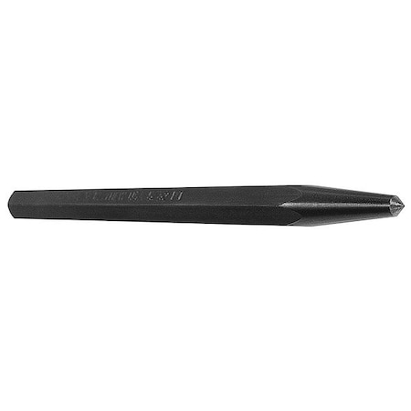 Center Punch, 4-1/2in L, Steel, Black Oxide MPN:24001