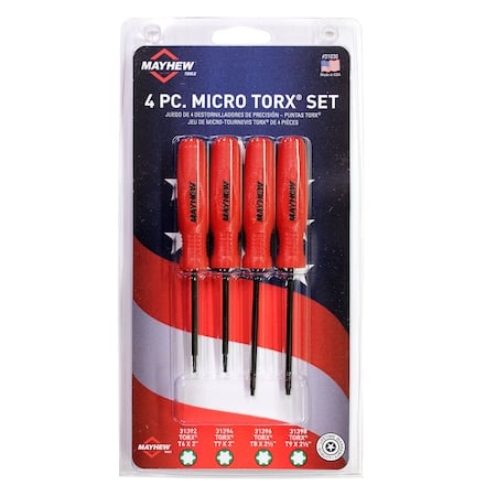 Micro Torx Screwdriver Set, 5 pieces MPN:31030