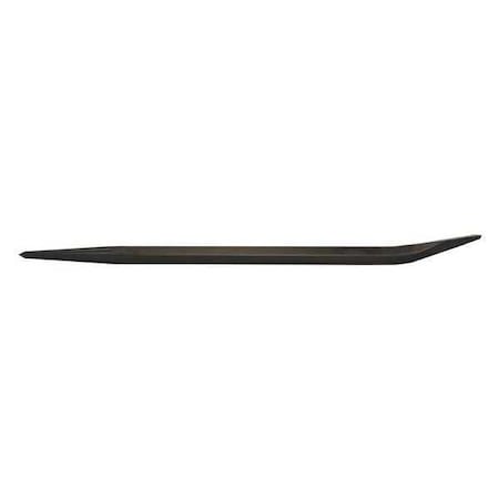 Line-Up Pry Bar, 16 in. L, Steel, Black MPN:40001