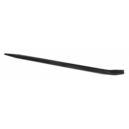 Line-Up Pry Bar, 24 in. L, Steel, Black MPN:40003
