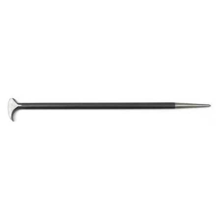 Ladyfoot Pry Bar, 21 in. L, Steel, Black MPN:40154
