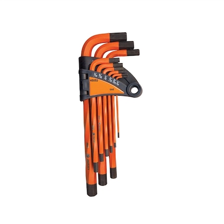9 Piece SAE L-Shape Hex Key Set, 45052 MPN:45052