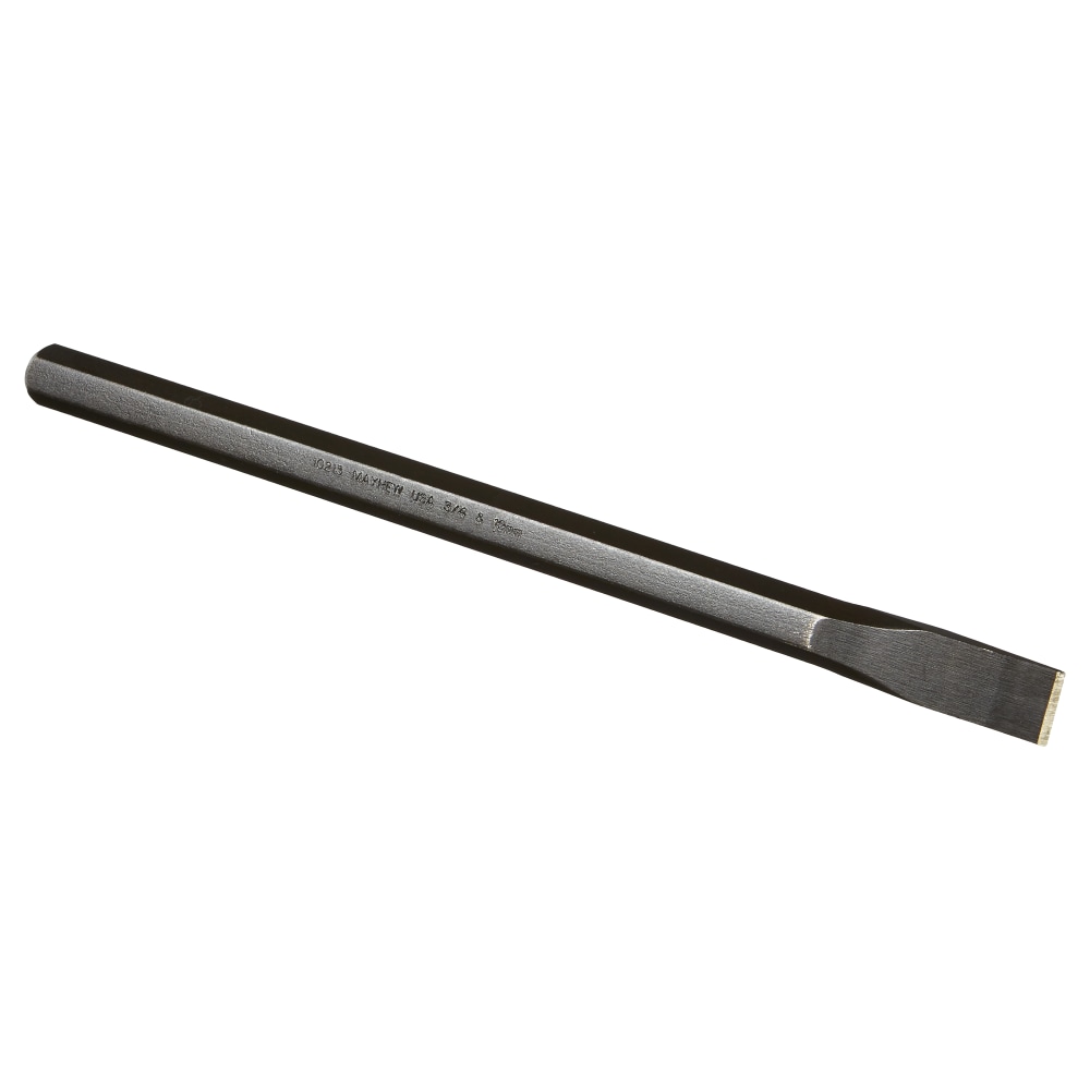 Mayhew Tools Extra Long Cold Chisels, 12 in Long, 3/4 in Cut, Black Oxide, 6 per box MPN:479-10213