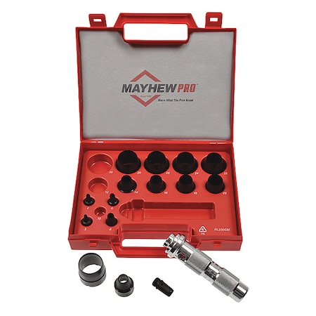 Metric Hollow Punch Set, 3mm to 30mm MPN:66004
