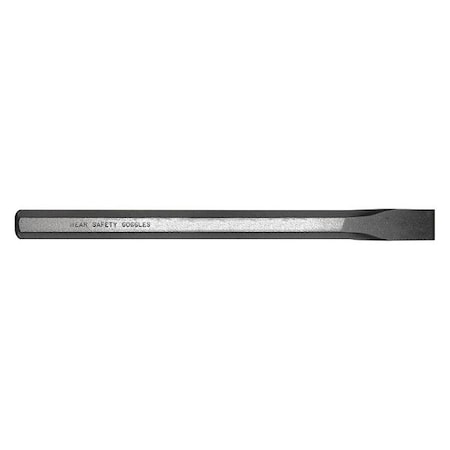 Chisel, 1/2in. Tip, 12in. L, Steel MPN:70207