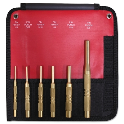 P Pc Brass Pin Punch Set MPN:67007