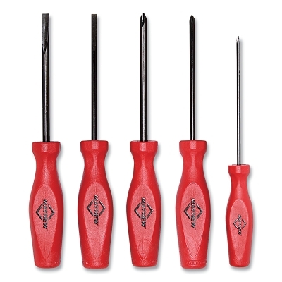 5 Pc Slotted & Phillipsscrewdriver Set MPN:26028C