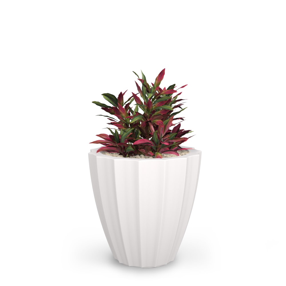 Mayne Sedona Planter, 18inH, White MPN:2830-W