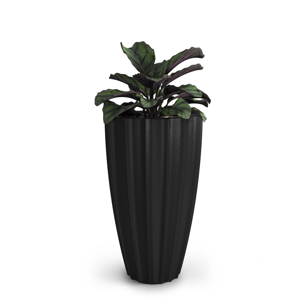 Mayne Sedona Planter, 28inH, Black MPN:2832-B