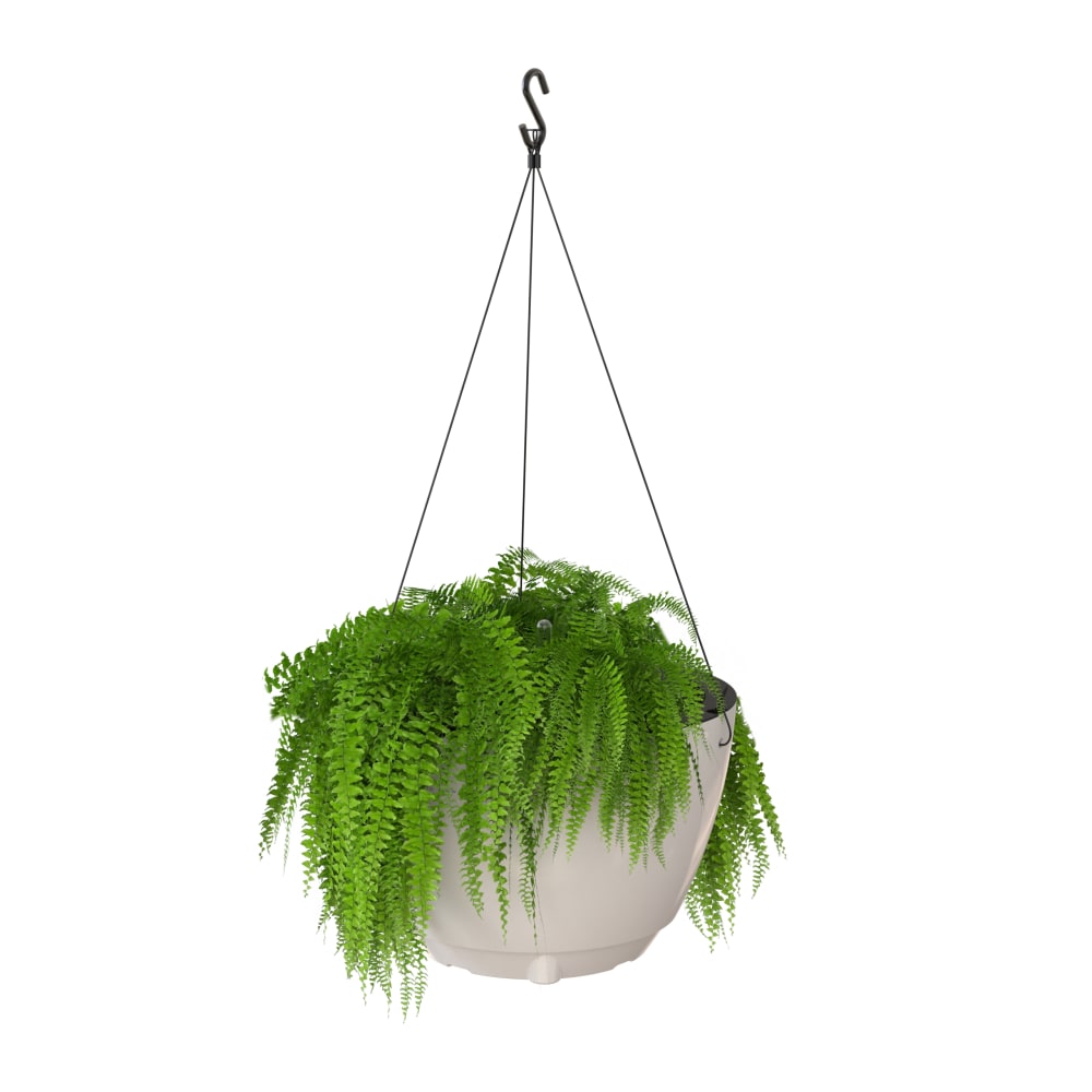 Mayne Caprio Hanging Planter, 9inH, White MPN:3885-W