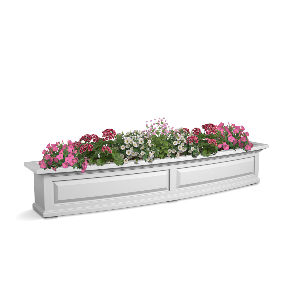 Mayne Nantucket Window Box Planter, 5ft, Black MPN:4832-B
