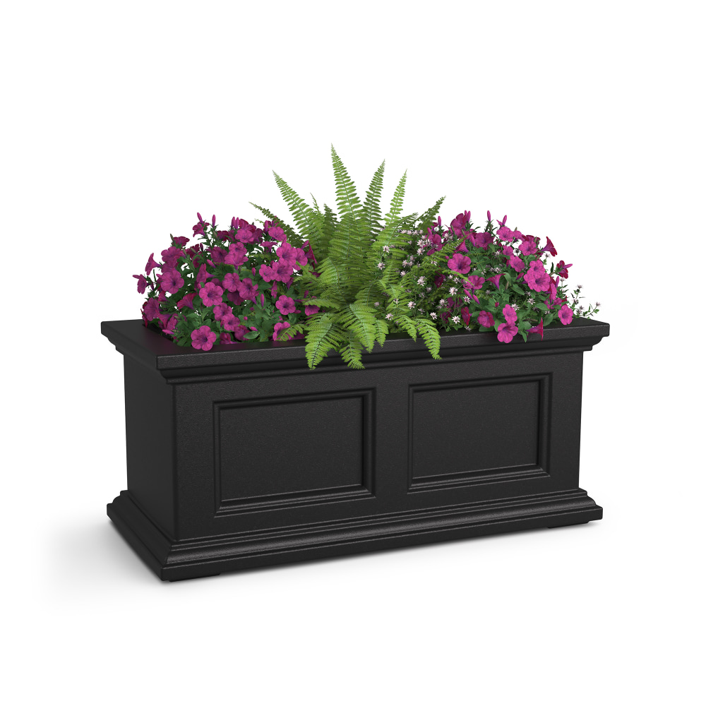 Mayne Fairfield Window Box Planter, 2ft, Black MPN:4882-B