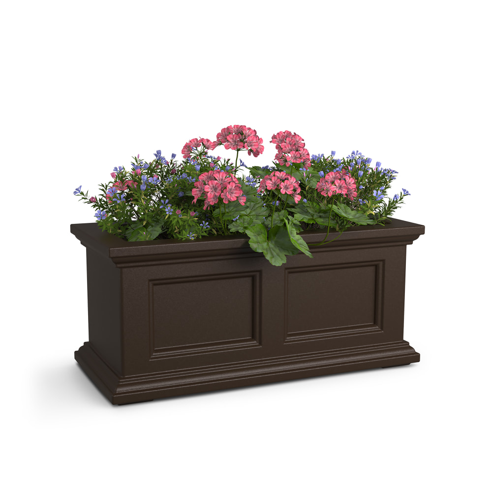 Mayne Fairfield Window Box Planter, 2ft, Espresso MPN:4882-ES