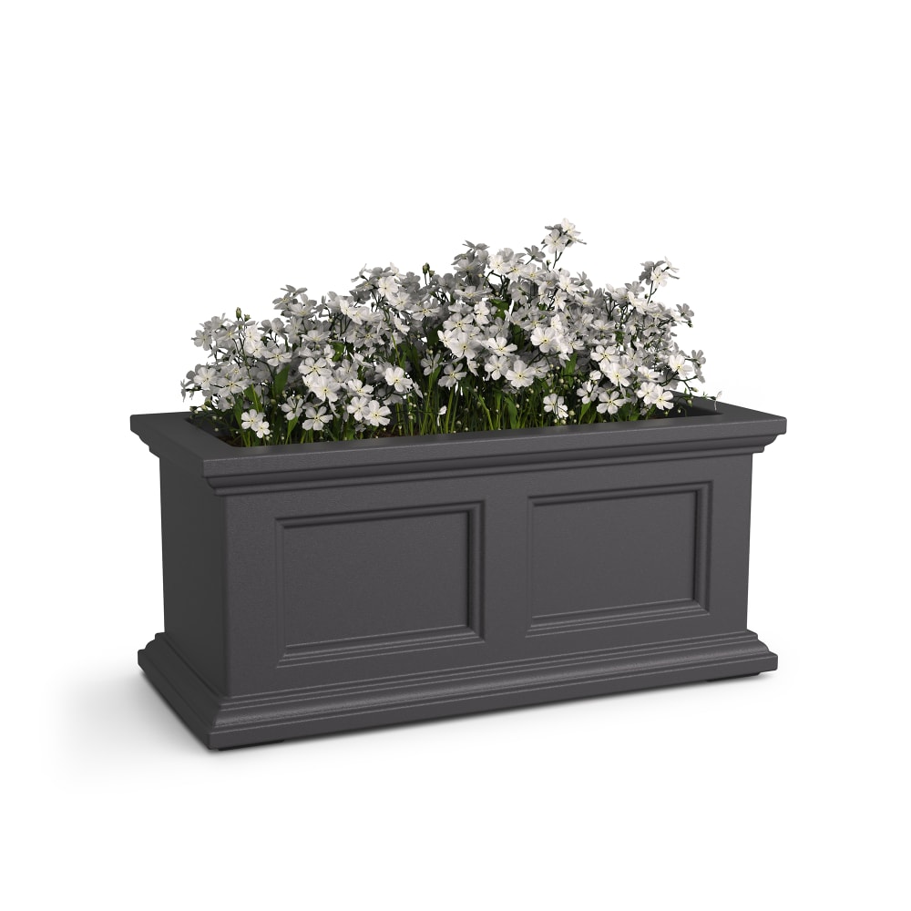 Mayne Fairfield Window Box Planter, 2ft, Graphite Gray MPN:4882-GRG