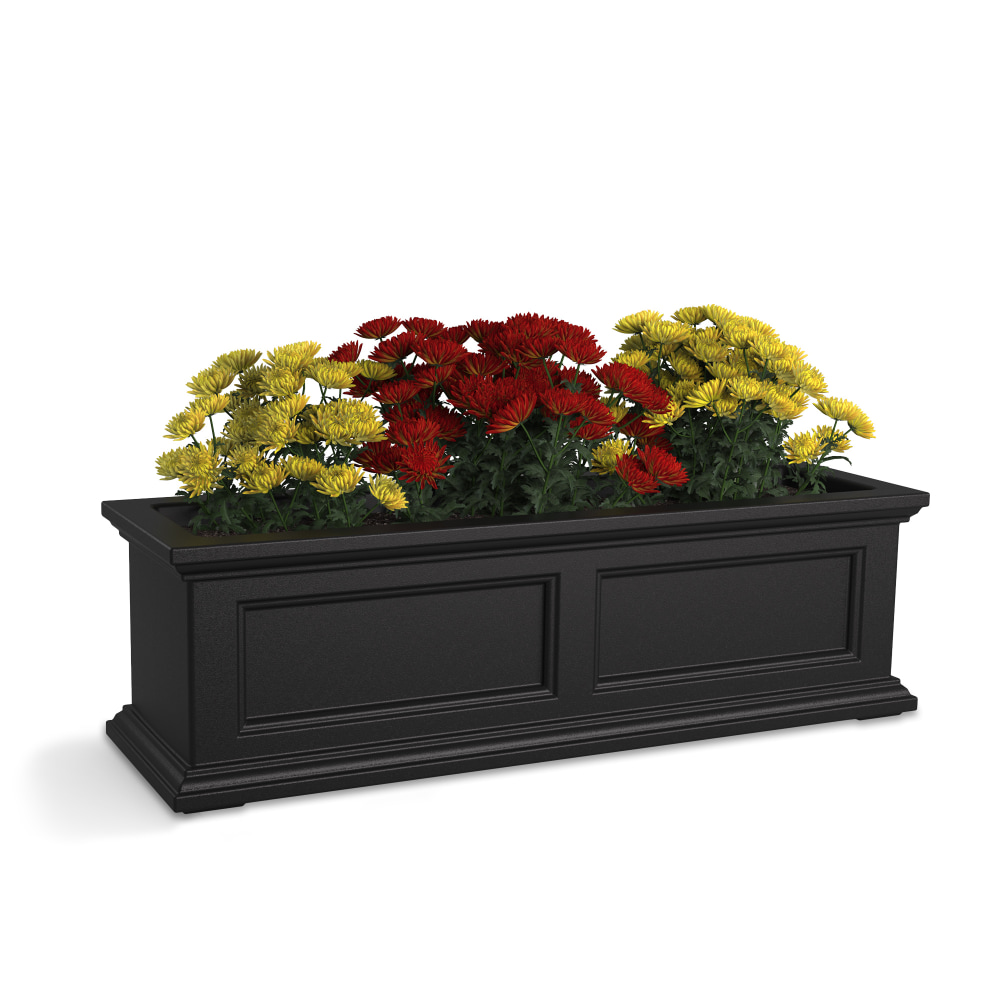 Mayne Fairfield Window Box Planter, 3ft, Black MPN:5822-B