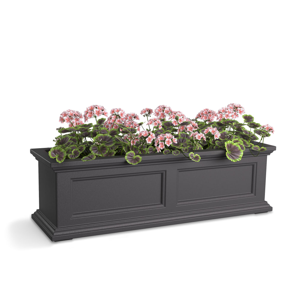 Mayne Fairfield Window Box Planter, 3ft, Graphite Gray MPN:5822-GRG