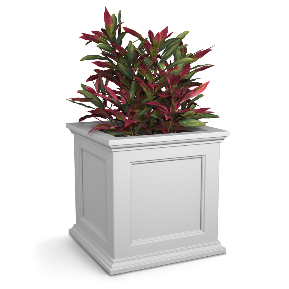 Mayne Fairfield Planter, 20inH, White MPN:5825-W