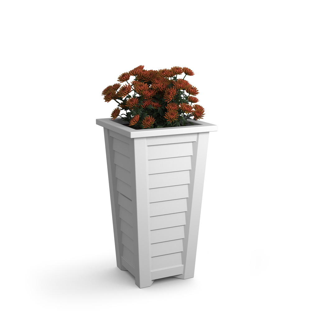 Mayne Lakeland Planter, 28inH, White MPN:5868-W