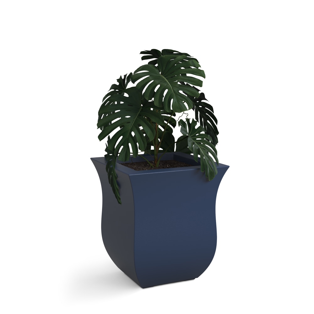 Mayne Valencia Planter, 18inH, Neptune Blue MPN:5873-NB