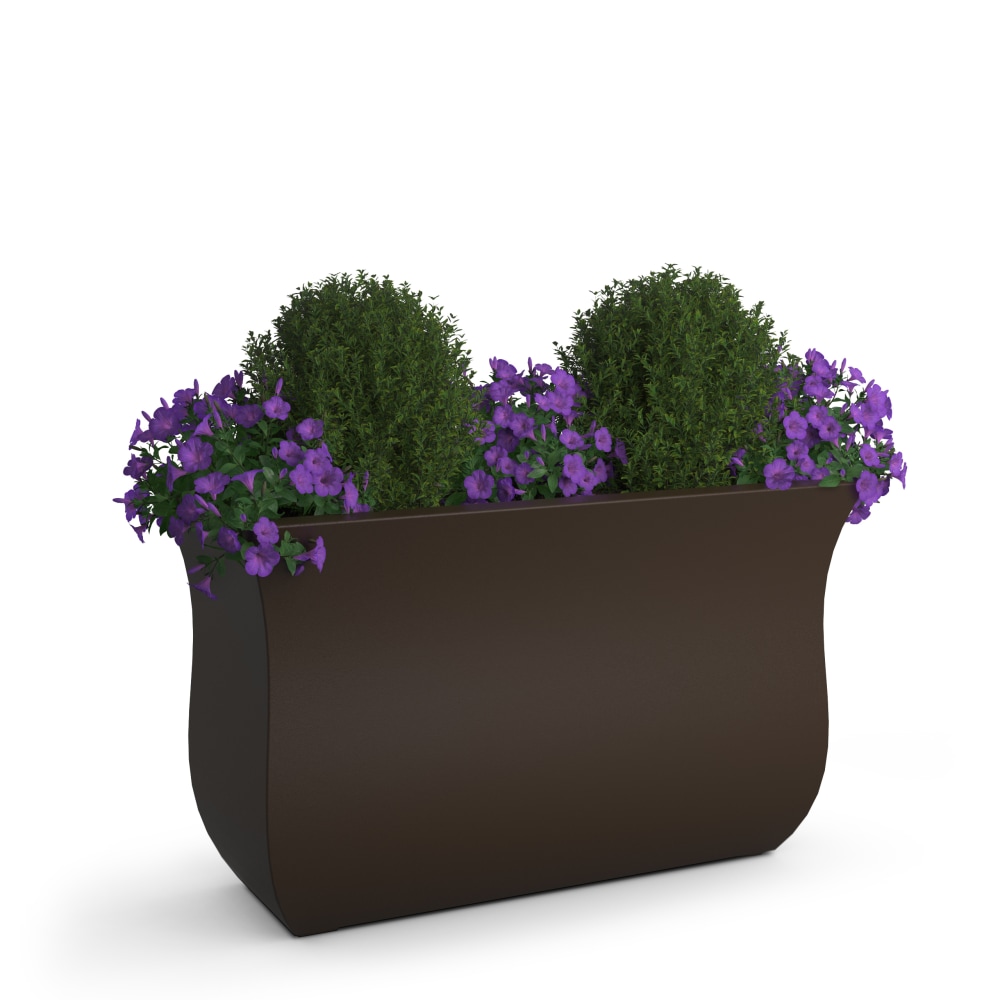 Mayne Valencia Trough Planter, 22inH, Espresso MPN:5875-ES