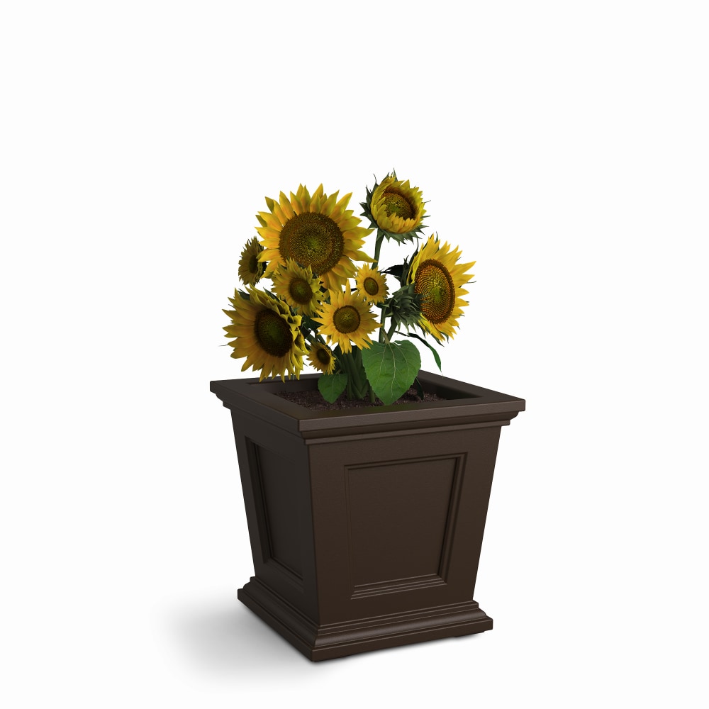 Mayne Fairfield Planter, 16inH, Espresso MPN:5887-ES