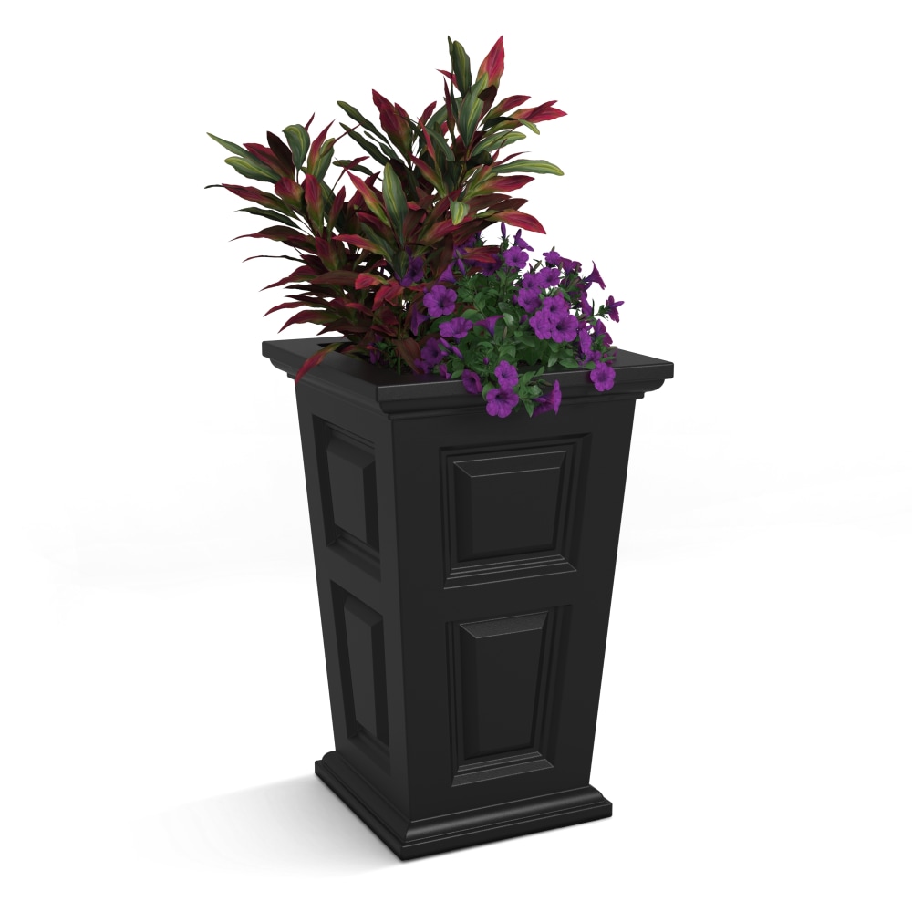 Mayne Wyndham Planter, 24inH, Black MPN:5929-B