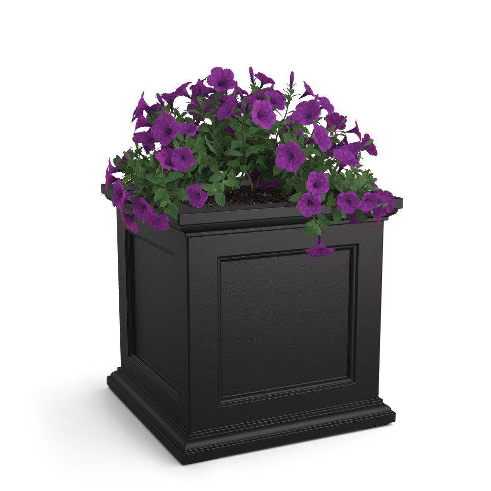 Mayne Fairfield Planter, 28inH, Black MPN:8800-B