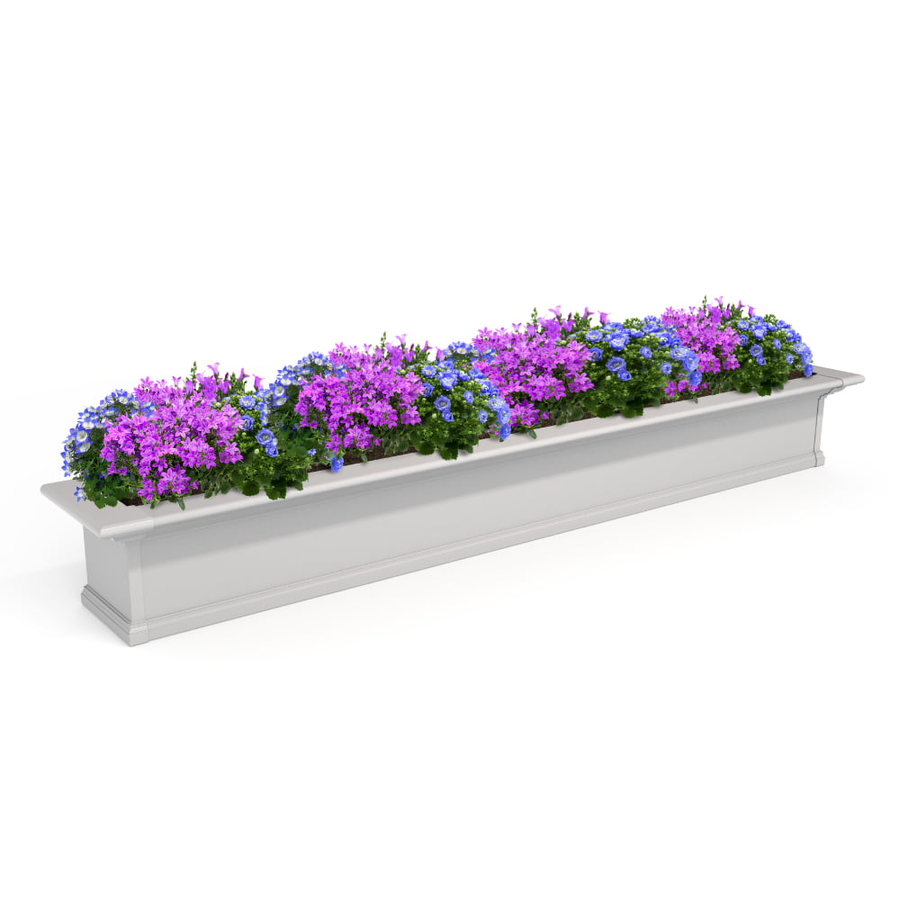 Mayne Yorkshire Window Box Planter, 7ft, White MPN:8827-W