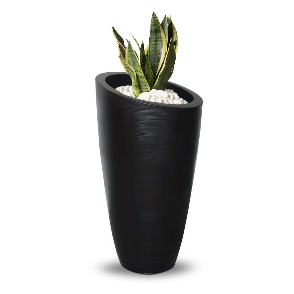 Mayne Modesto Planter, 42inH, Black MPN:8881-B