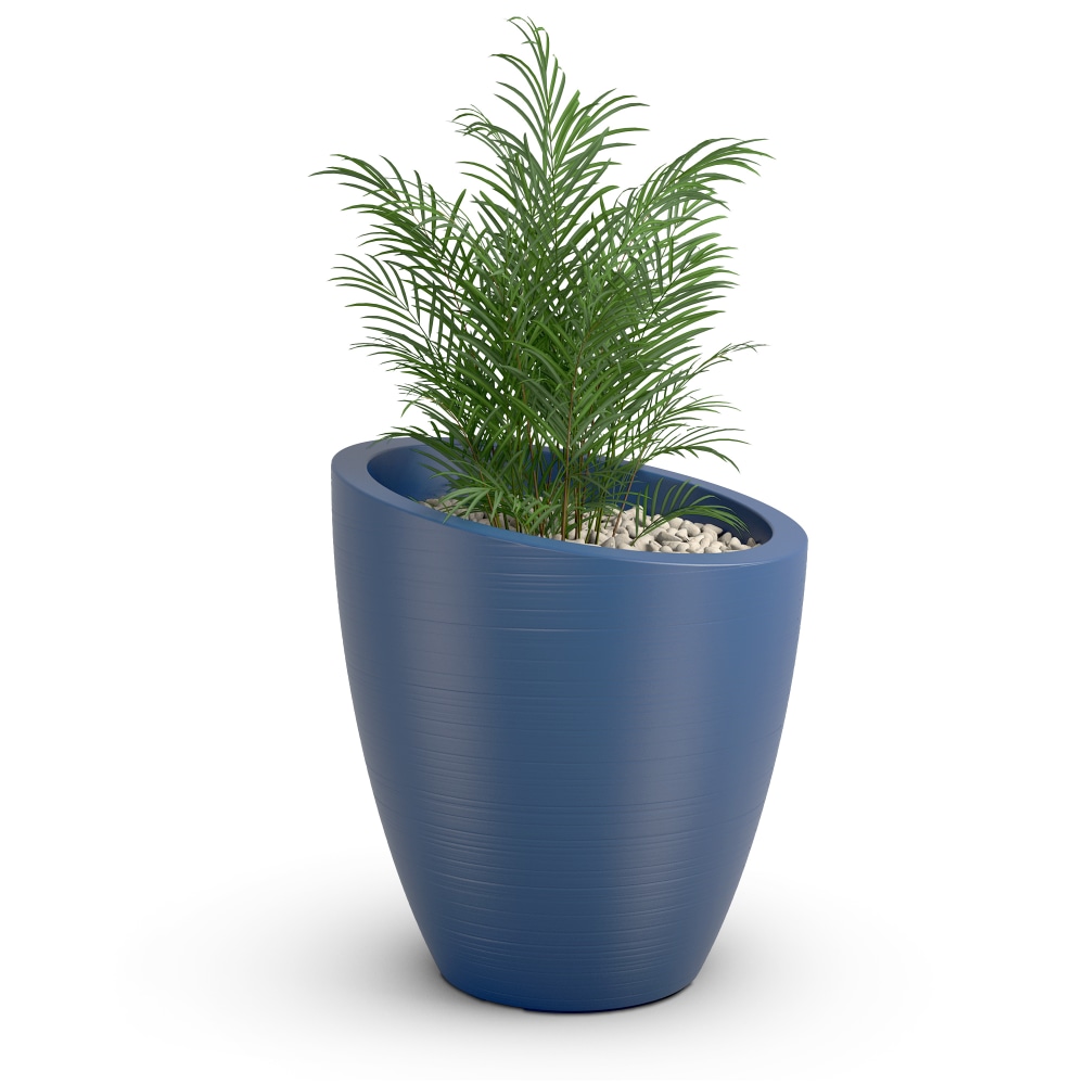 Mayne Modesto Planter, 34inH, Neptune Blue MPN:8884-NB