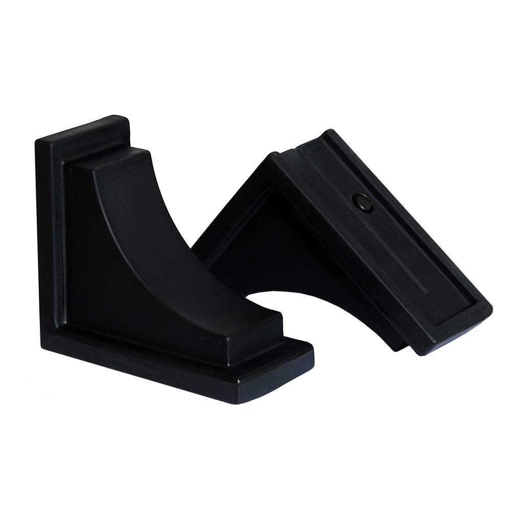 Mayne Nantucket Corbels, 7in x 3-15/16in, Black, Pack Of 2 Corbels MPN:4828-B